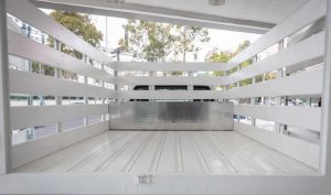 Nissan Np300 conversión a Gas natural tanque en caja con protección