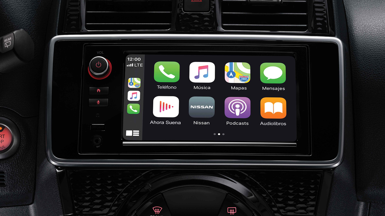 Nissan March 2021 en México pantalla touch con Android Auto y Apple CarPlay