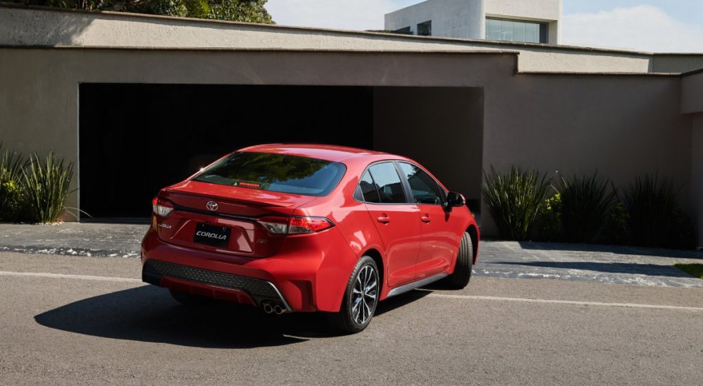 Toyota Corolla 2022 en México diseño exterior parte trasera