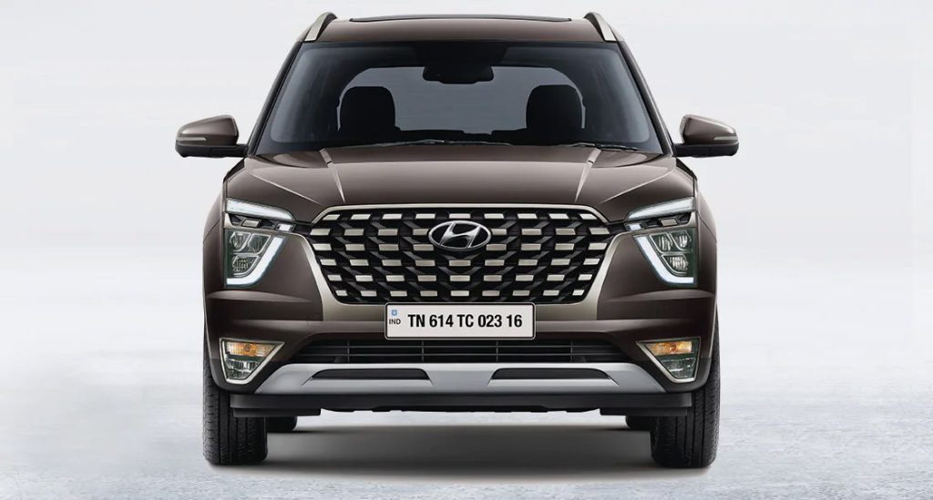 Hyundai Creta Grand 2022 frente parrilla