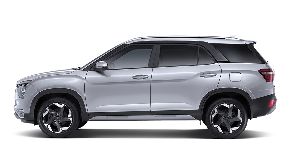 Hyundai Creta Grand 2022 en México lateral, cuenta con espacio para hasta 7 pasajeros