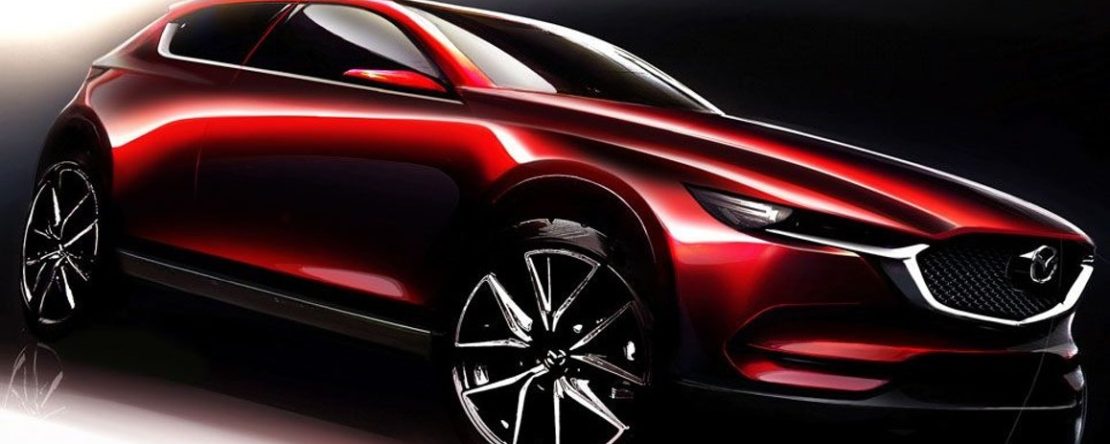 Mazda boceto sketch de nueva SUV CX-50 2022