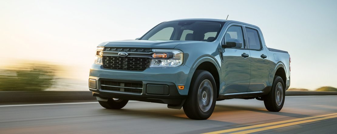 Ford Maverick 2022 en México color azul