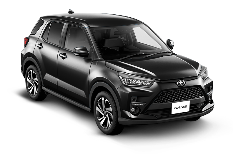 Toyota Raize 2022 color negro en México