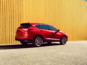 Acura RDX 2022 exterior color rojo