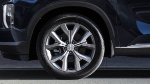 Hyundai Palisade 2022 en México rines de 20" en aluminio