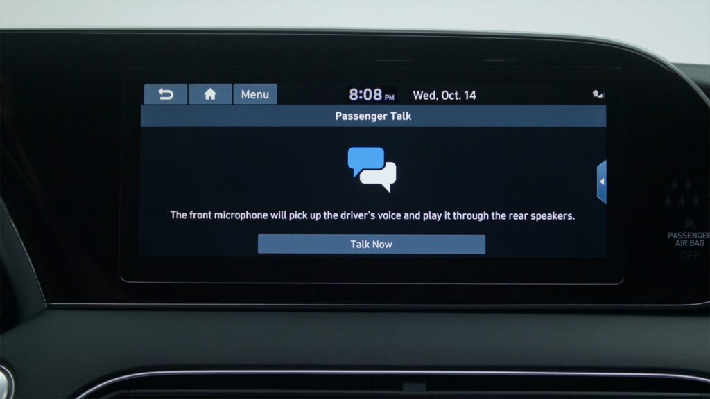 Hyundai Palisade 2022 en México pantalla LCD touch con Android Auto y Apple CarPlay