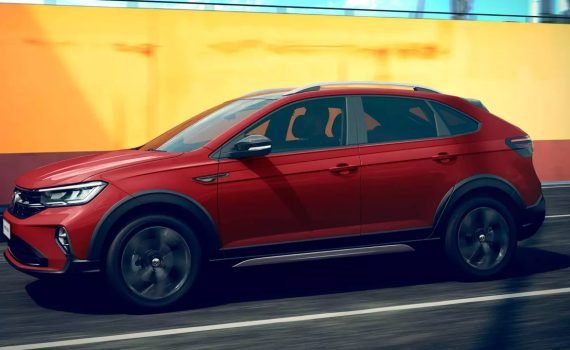 Volkswagen Nivus 2022 en México color rojo con negro