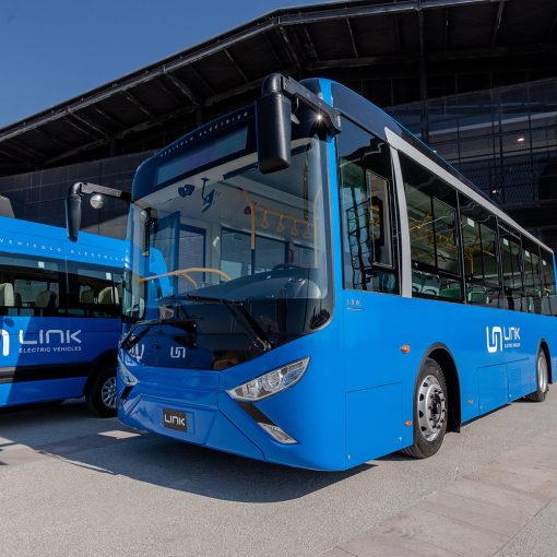 Link Electric Vehicles en Puebla México autobús y microbús