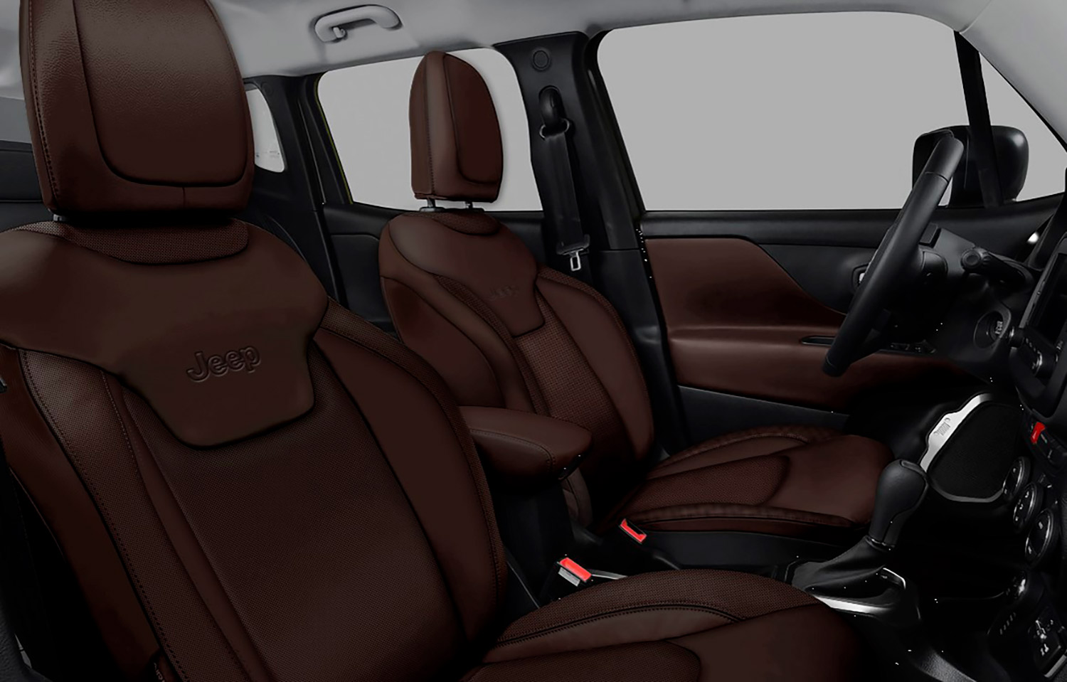 Jeep Renegade Bronze Edition 2022 en México, asientos en piel color bronce