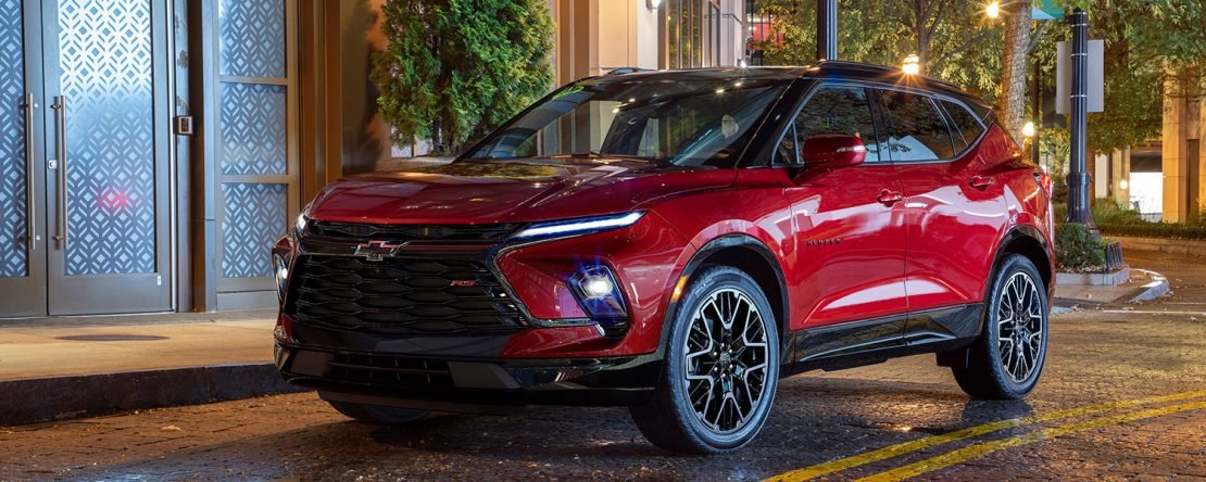 Chevrolet Blazer 2023 RS color rojo