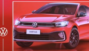 Volkswagen Nuevo Virtus 2023 diseño exterior nuevo rostro, versión GT