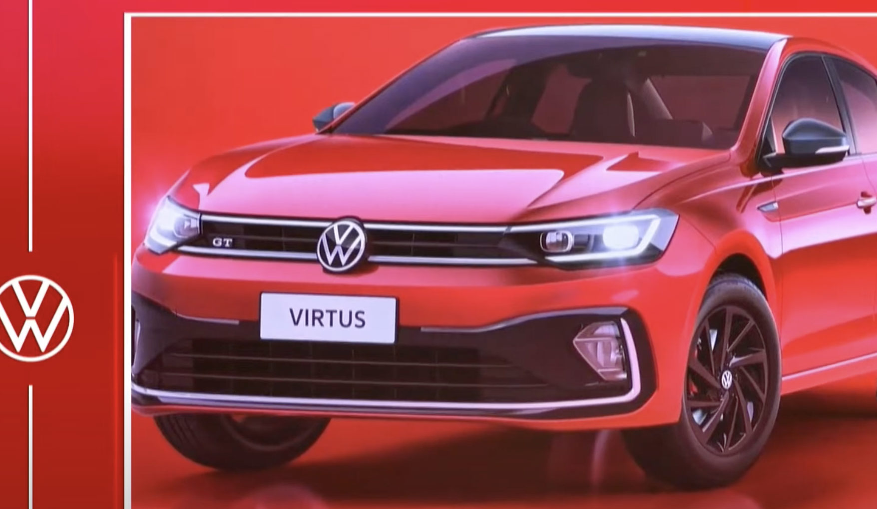 Volkswagen Nuevo Virtus 2023 diseño exterior nuevo rostro, versión GT