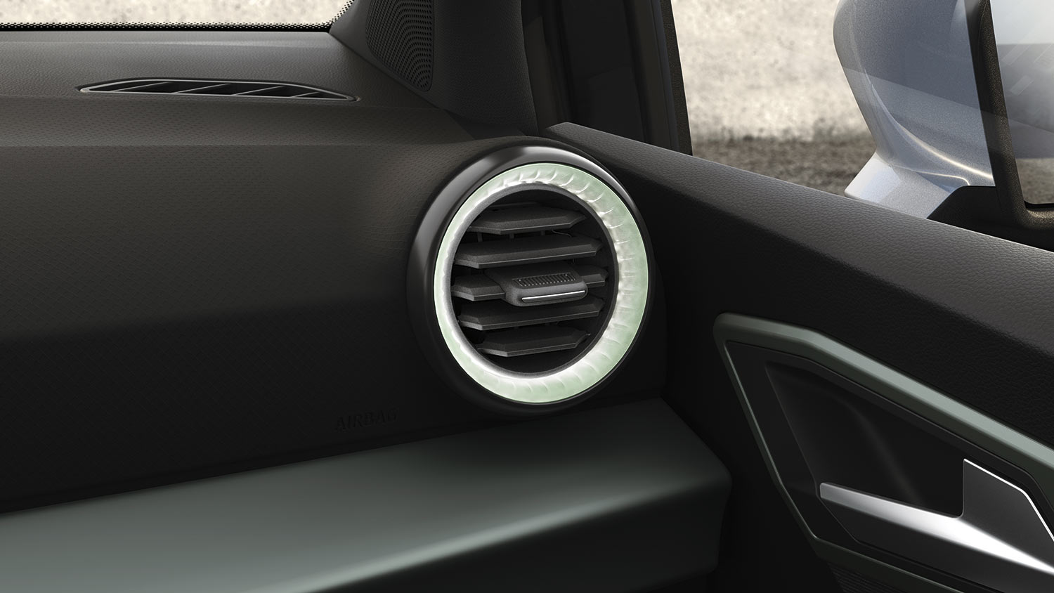SEAT Arona 2022 en México con nuevo diseño interior - luz ambiental en salida de aire