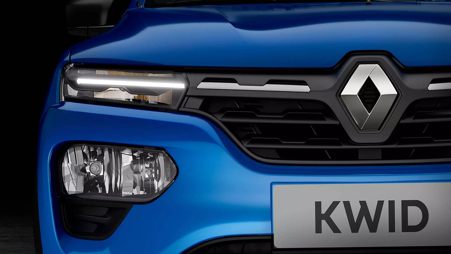 Renault KWID 2023 en México, diseño exterior nuevos faros LED frontales y faros anti niebla