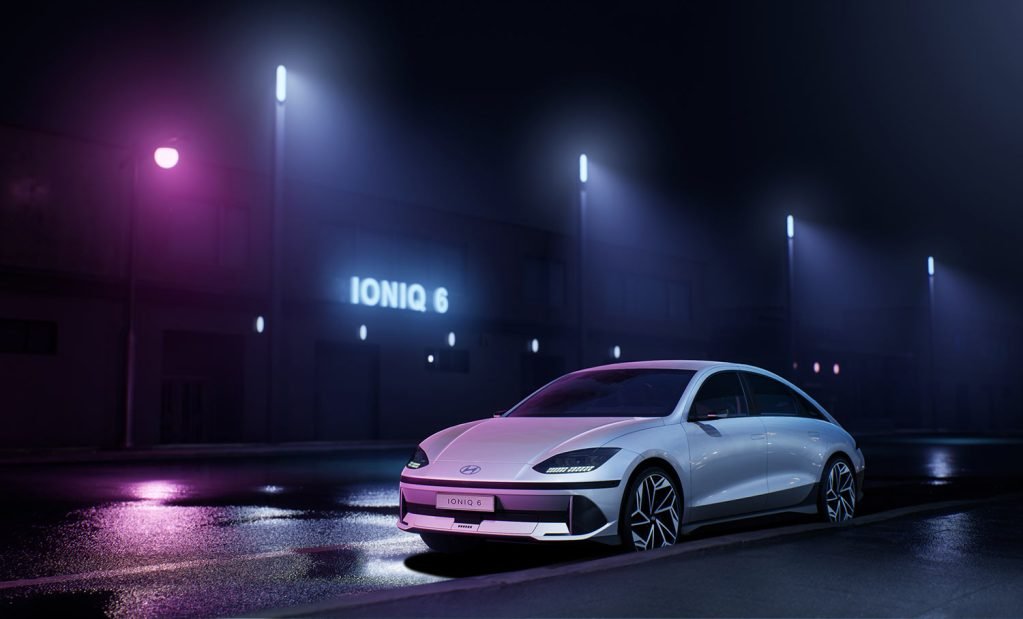 Hyundai IONIQ 6 2023 nuevo auto eléctrico moderno - diseño exterior