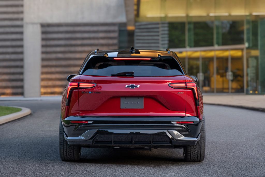 Chevrolet Blazer EV 2024 diseño exterior trasero