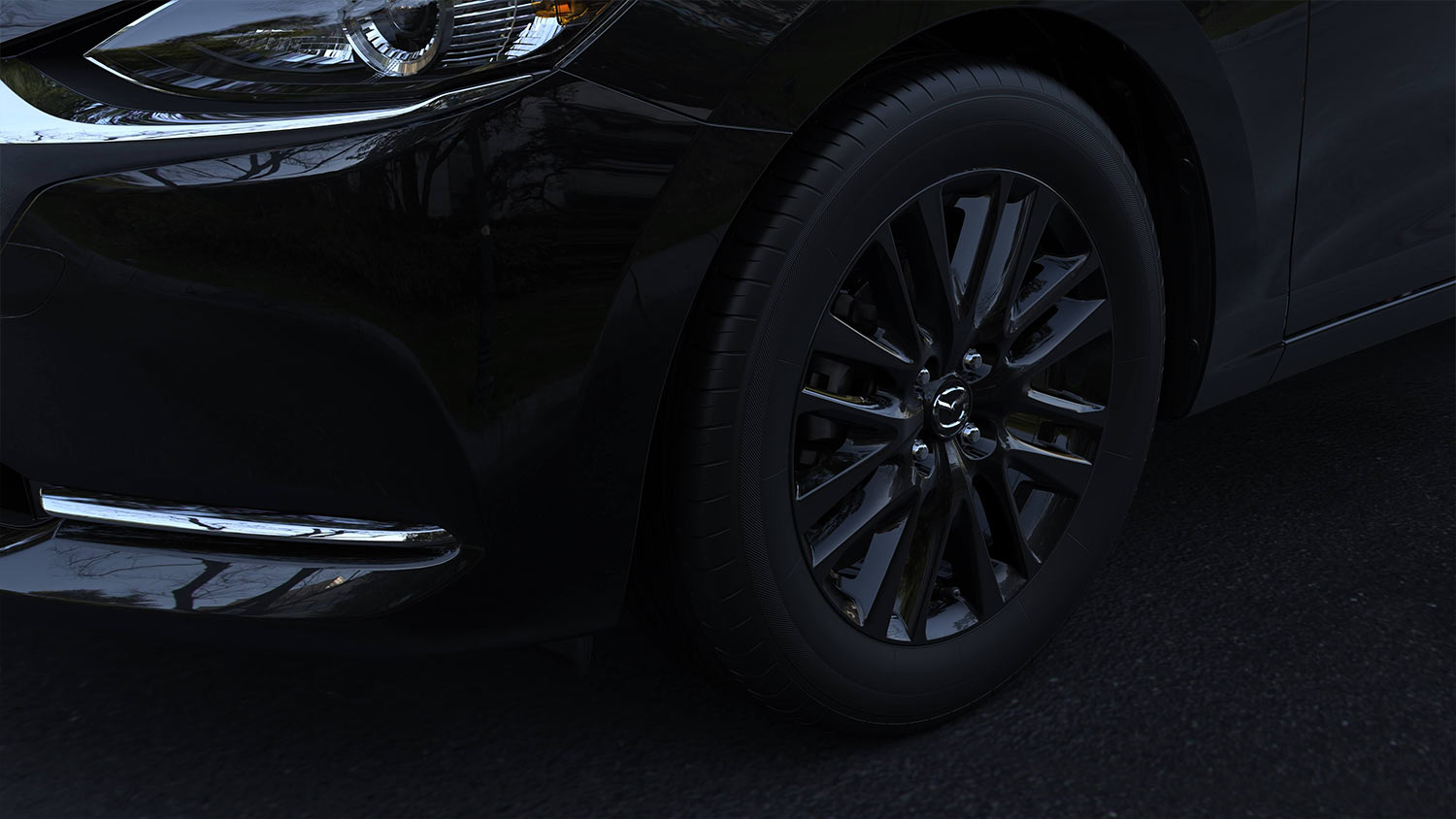Mazda 2 sedán 2023 Carbon Edition MHEV en México diseño exterior rines en color negro