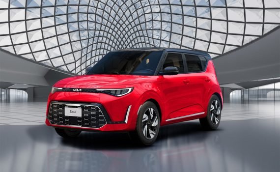 Kia Soul 2023 en México color rojo GT Line
