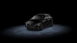 Mazda 2 hatchback 2023 en México Carbon Edition MHEV - color negro diseño frontal