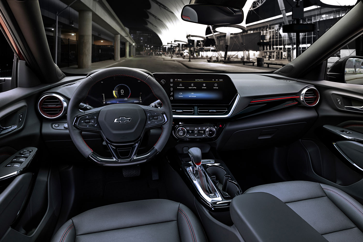 Chevrolet Trax 2024 pronto en México - interiores más espaciosos y con mejor tecnología pantallas a color y Android Auto y Apple CarPlay