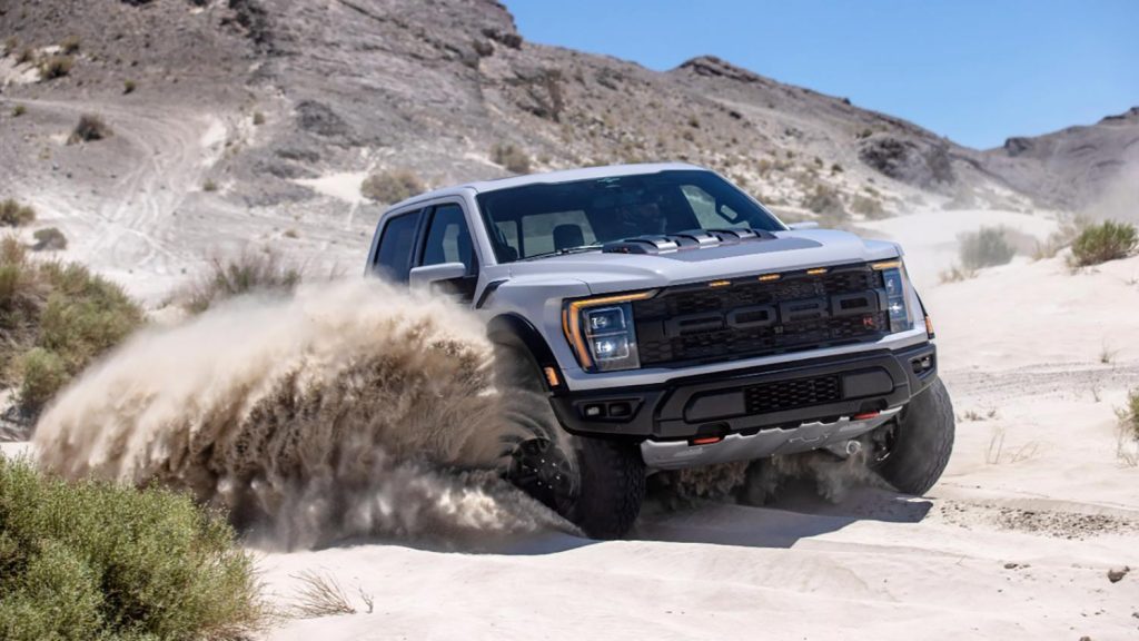 Ford Lobo Raptor R 2023 en México, la más potente pickup en terreno difícil - diseño exterior parte frontal