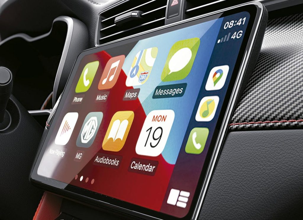MG ZS 2023 en México pantalla touch de 10.1 pulgadas con Android Auto y Apple CarPlay