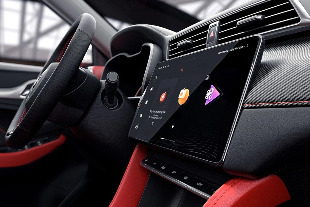 MG ZS 2023 en México pantalla touch de 10.1 pulgadas con Android Auto y Apple CarPlay escuchando música