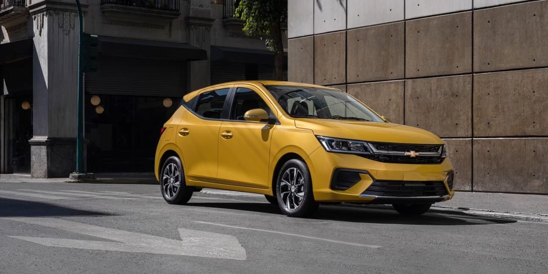 Chevrolet Aveo Hatchback 2024 para México diseño exterior