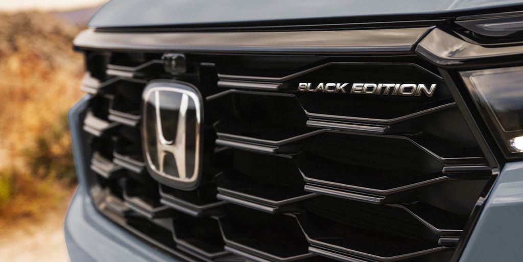 Honda Pilot 2023 en México parilla color negro para Black Edition