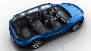 Jetour X70 2023 en México interiores con la tercera fila