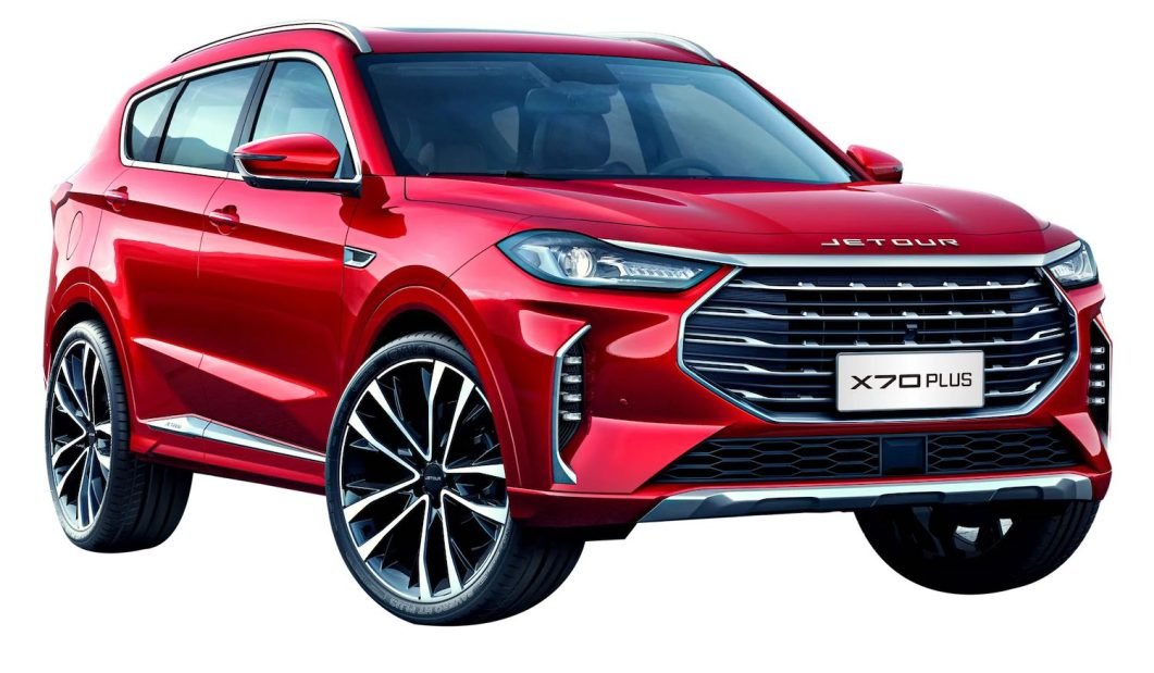 Jetour X70 Plus 2023 en México diseño exterior color rojo