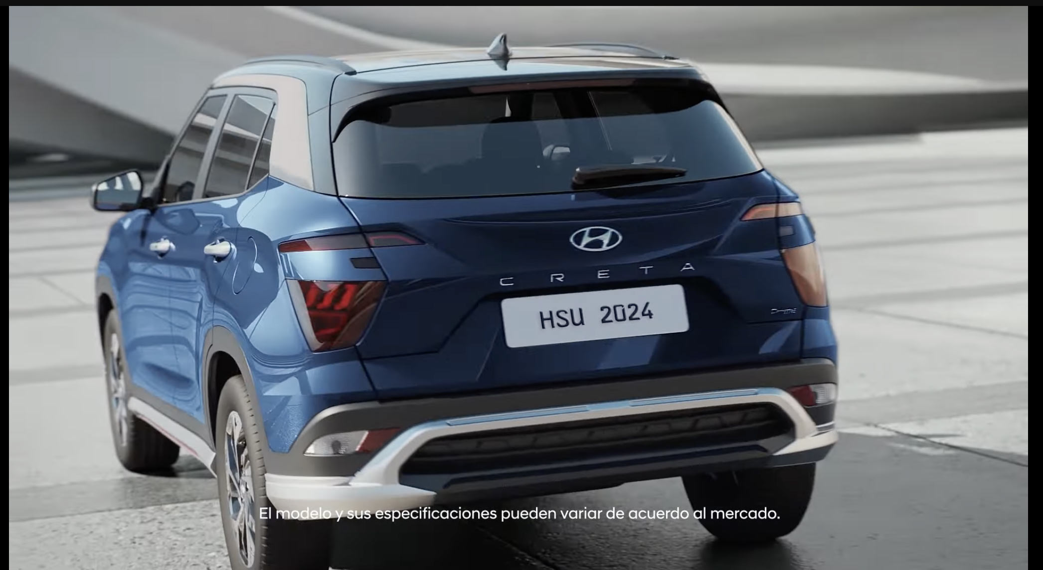 Hyundai Creta 2024 para México parte posterior