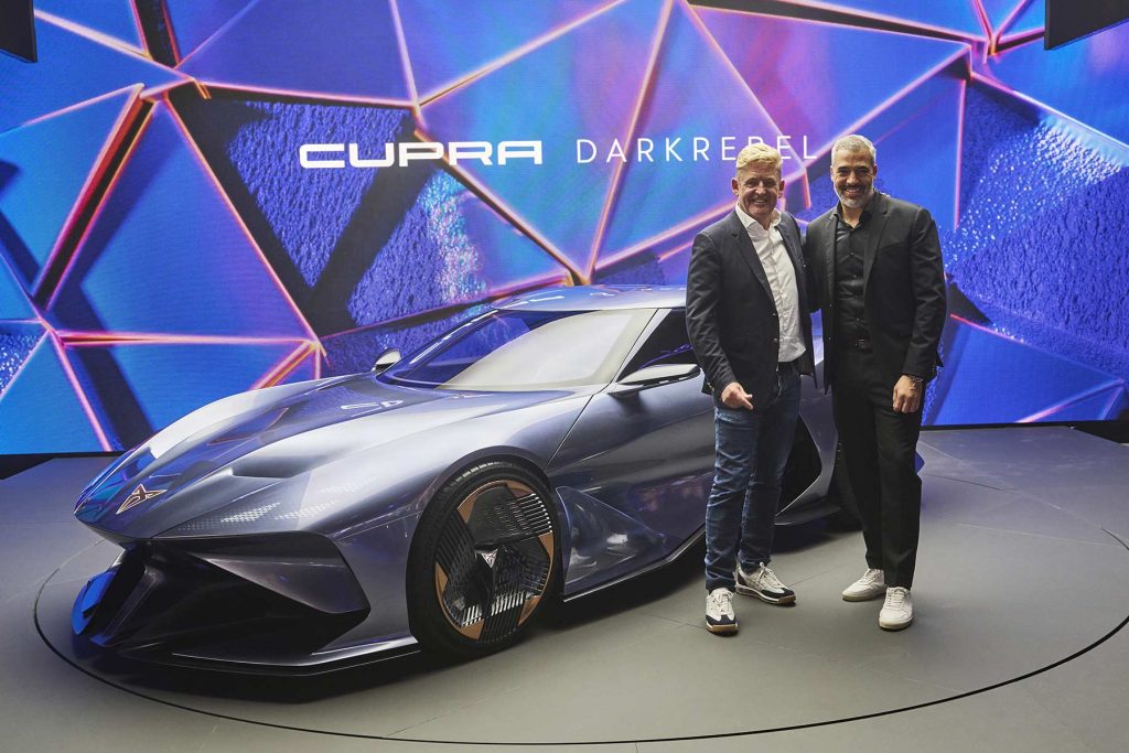 CUPRA DarkRebel concept - en la presentación en vivo y en directo del CEO de Grupo Volkswagen