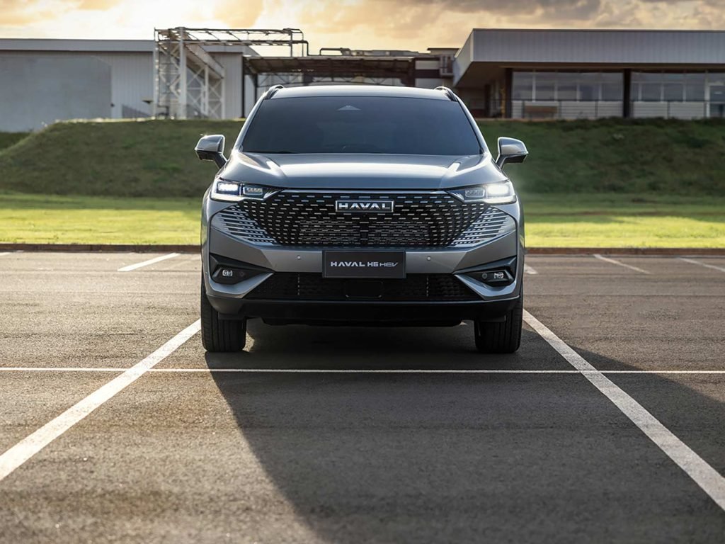 Haval H6 híbrida 2024 en México - diseño exterior color gris de frente