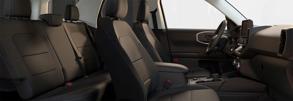 Ford Bronco Sport Black Diamond 2023 en México - diseño interior, asientos frontales y posteriores