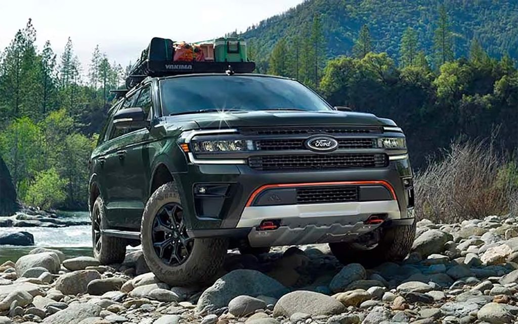 Ford Expedition Timberline 2024 - diseño exterior, frente, parrilla, faros LED