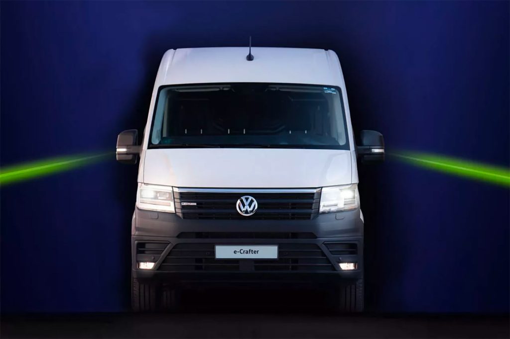 Volkswagen e-Crafter 2023 Cargo Van eléctrico - diseño exterior frontal