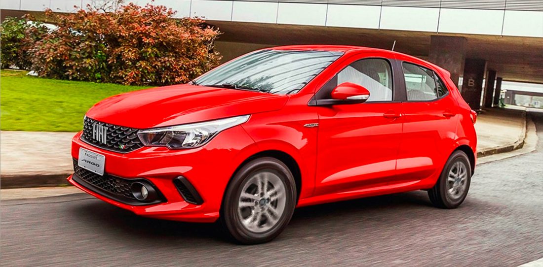 Fiat Argo 2024 en México - diseño exterior color rojo - Autos Actual México