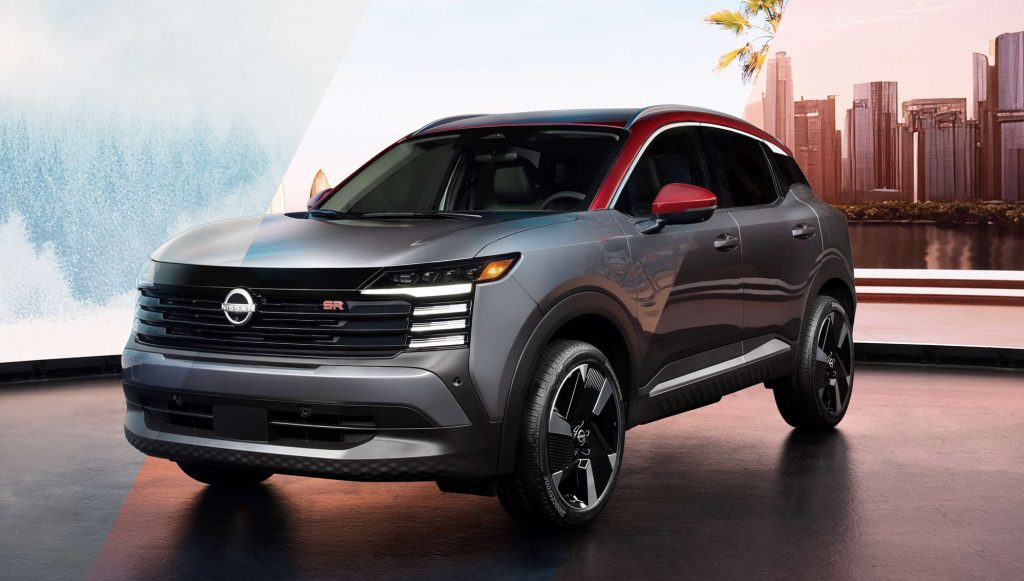 Nissan Kicks 2025 - el nuevo SUV será producido en México en donde saldrá a la venta - diseño exterior frontal y lateral