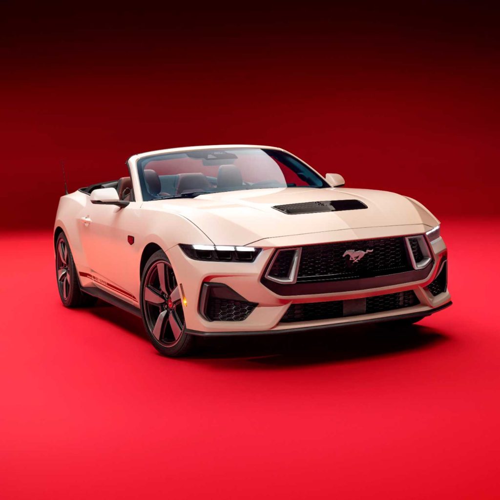 Mustang 60th Anniversary 2025 en México - diseño exterior con distintivos especiales