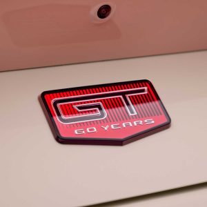 Mustang 60th Anniversary 2025 en México - diseño exterior placa GT 60 Años