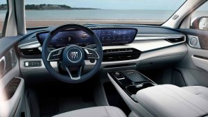 Buick Enclave Avenir 2025 - diseño interior - tres filas y techo panorámico