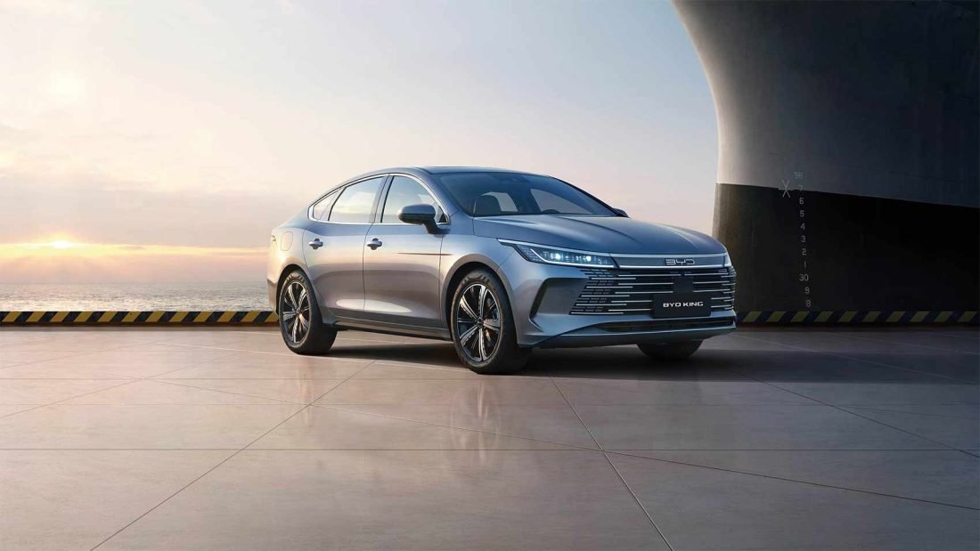 BYD King DMi 2024 en México sedán híbrido enchufable diseño