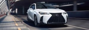 Lexus UX 300 Hybrid 2025 en México - diseño exterior color blanco frente