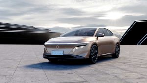 Nissan Epoch auto sedán concepto eléctrico desde Auto China 2024