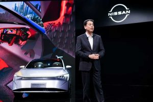 Nissan presentando sus conceptos eléctricos desde China Auto Show 2024