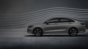 BAIC U5 Plus 2025 en México, exterior: diseño lateral deportivo