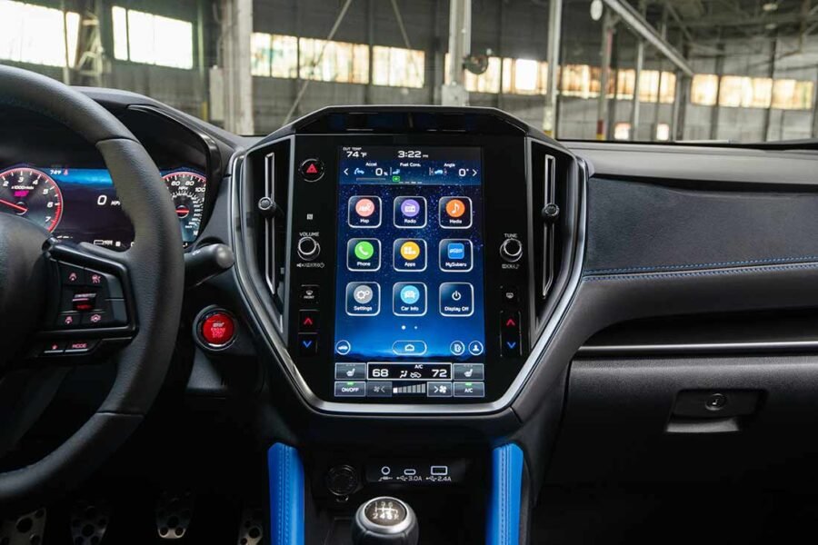 Subaru WRX Performance 2025 en México: diseño interior, pantalla vertical