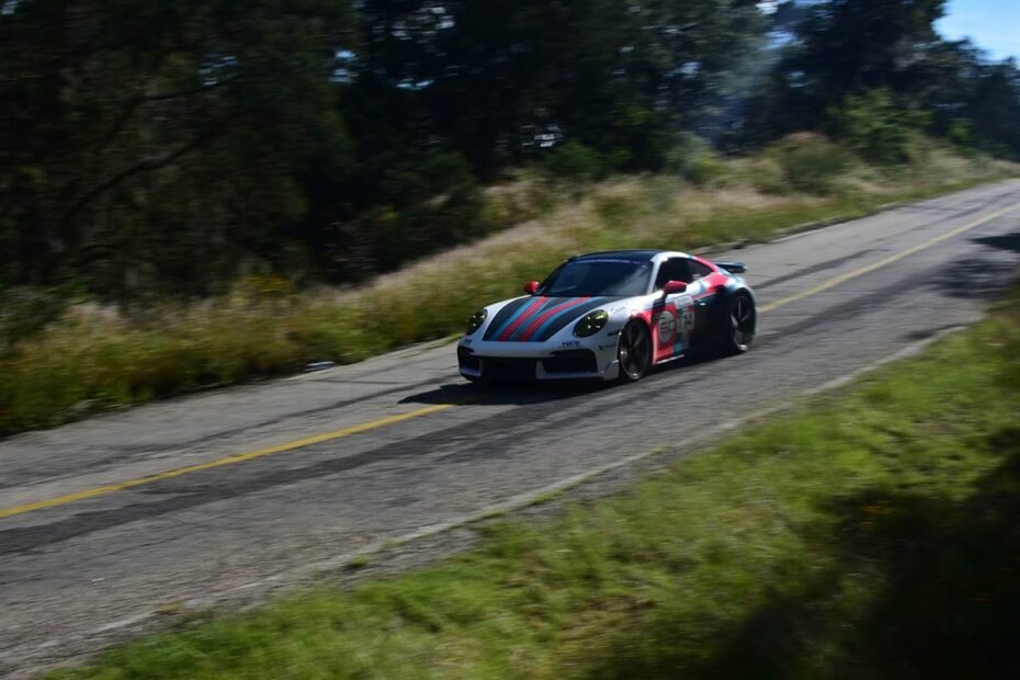 Auto de carrera en La Carrera Panamericana